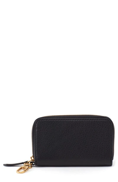 Shop Hobo Go Move Clip Leather Wallet In Black