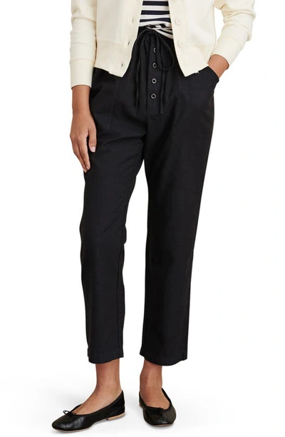 Shop Alex Mill Ambrose Drawstring Pants In Black