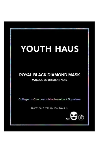 Shop Skin Gym 5-pack Youth Haus Royal Black Diamond Face Mask