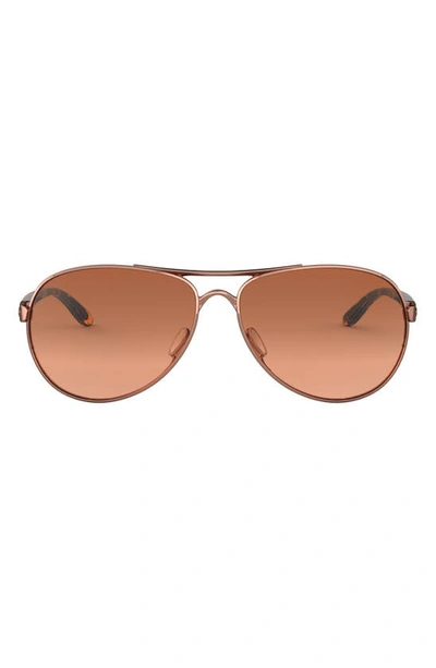 Shop Oakley 'feedback' 59mm Sunglasses In Rose Gold