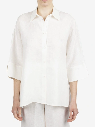 Shop Liviana Conti 3/4 Sleeves Blouse In White