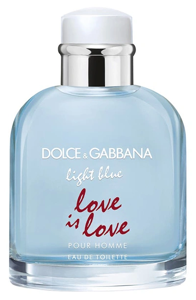 Shop Dolce & Gabbana Light Blue Love Is Love Pour Homme Eau De Toilette (limited Edition)