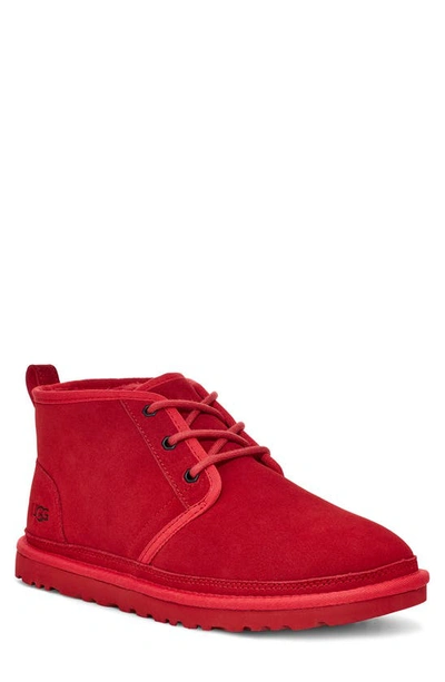 Shop Ugg Neumel Chukka Boot In Samba Red Suede