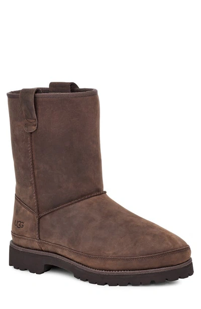 Shop Ugg Courtland Boot In Grizzly Leather