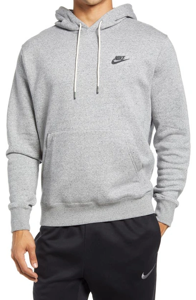 Shop Nike Sportswear Pullover Hoodie In Black/ Multi-color/ Grey