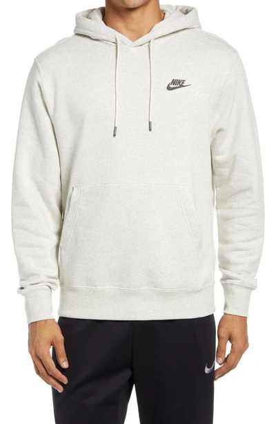 Shop Nike Sportswear Pullover Hoodie In White/ Multi-color/ Grey