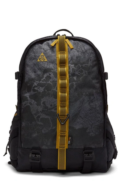 Shop Nike Karst Backpack In Black/ Peat Moss