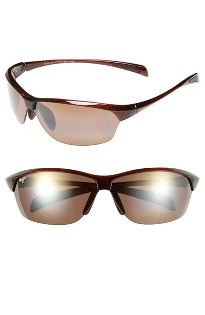 Shop Maui Jim Hot Sands 71mm Polarizedplus2 Sunglasses In Rootbeer