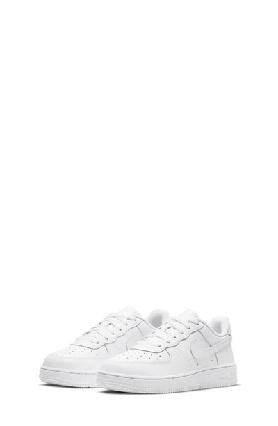 Shop Nike Kids' Air Force 1 Sneaker In White/ White/ White