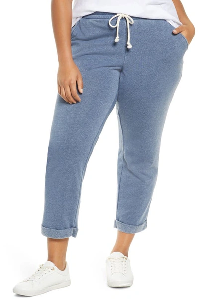 Shop Adyson Parker Drawstring Waist Jogger Pants In Neptune