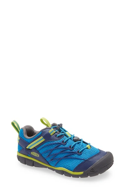 Shop Keen Chandler Cnx Water Friendly Sneaker In Brilliant Blue/ Blue Depths