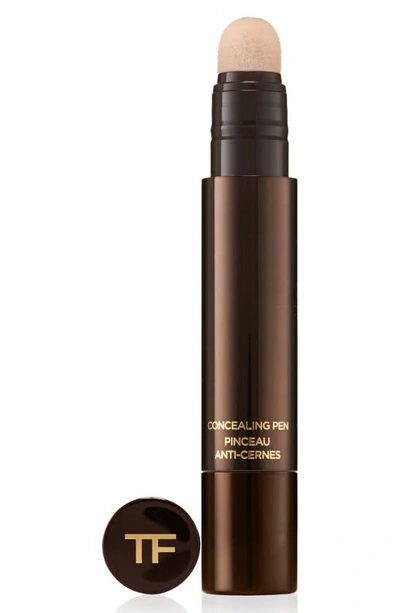 Shop Tom Ford Concealing Pen In 1.0 Alabaster