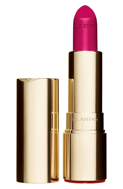 Shop Clarins Joli Rouge Velvet Matte Lipstick In 713 Hot Pink