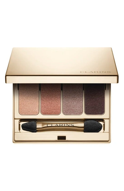 Shop Clarins Four-color Eyeshadow Palette In Nude