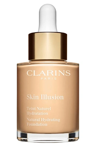 Shop Clarins Skin Illusion Natural Hydrating Foundation In 101 - Linen