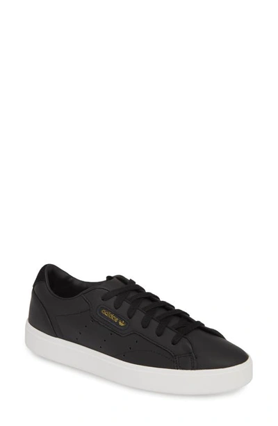 Adidas sleek deals shoes black