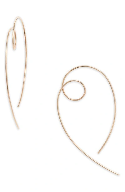 Shop Lana Jewelry Jewelry Casino Hooked On Loop Hoop Earrings In Yellow Gold