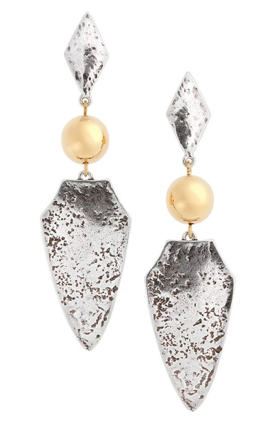 Shop Isabel Marant Boucle D'oreille Drop Earrings In Silver