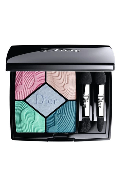 Shop Dior Glow Vibes 5 Couleurs Eyeshadow Palette In 327 Blue Beat