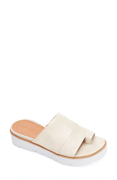 Shop Gentle Souls By Kenneth Cole Lavern Slide Sandal In Ice