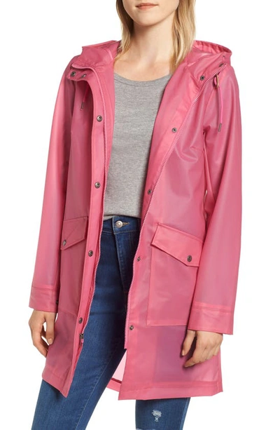 Levi's Water Repellent Lightweight Hooded Parka In Pink | ModeSens