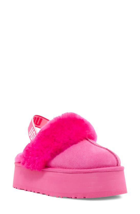 Ugg Funkette Genuine Shearling Slipper In Rock Rose Suede | ModeSens