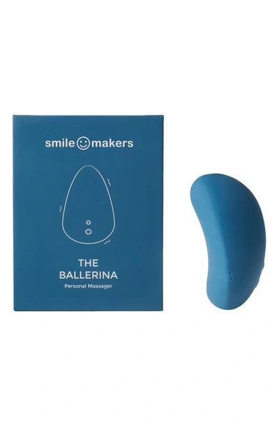 Shop Smile Makers The Ballerina Vibrator In Denim Blue
