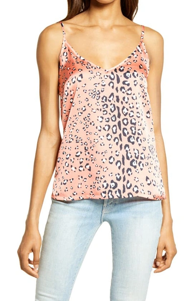 Shop Never Fully Dressed Coral Leopard Camisole