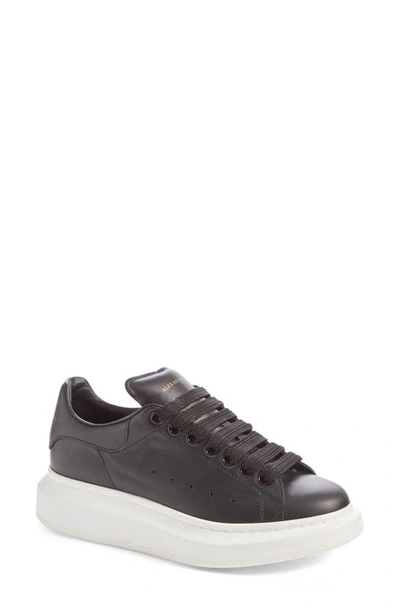 Shop Alexander Mcqueen Sneaker In Black/ Black Leather