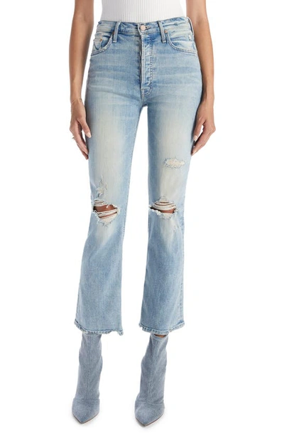 Shop Mother The Tripper Crop Bootcut Jeans In Cut Flowers