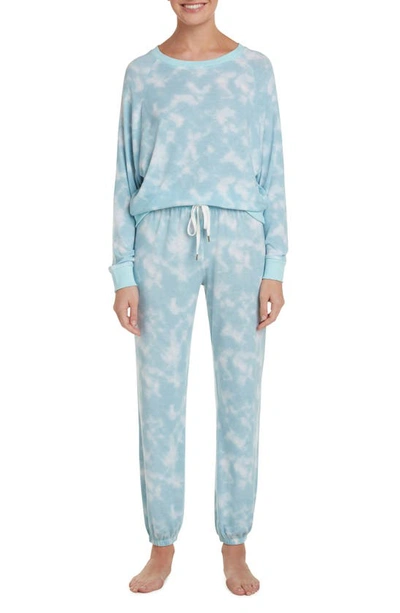 Shop Honeydew Intimates Star Seeker Brushed Jersey Pajamas In Cloud Sky