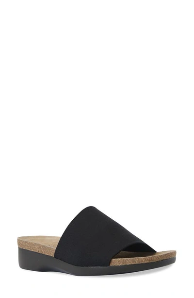 Shop Munro Casita Slide Sandal In Black