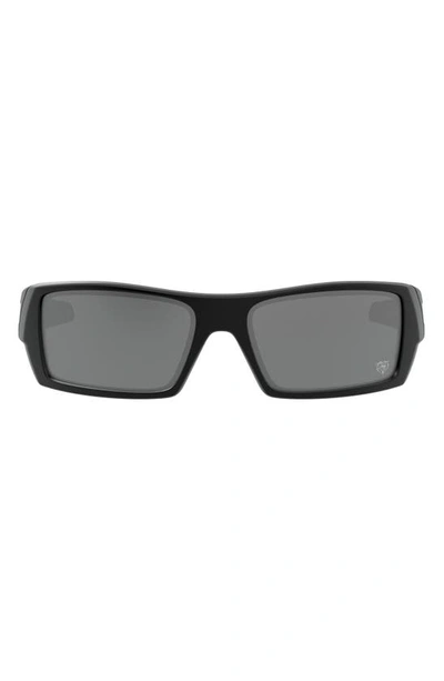 Oakley X Chicago Bears Gascan 60mm Rectangle Sunglasses In Black