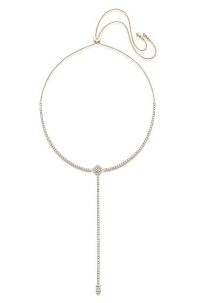 Shop Sara Weinstock Leela Diamond Y-necklace In Yellow Gold