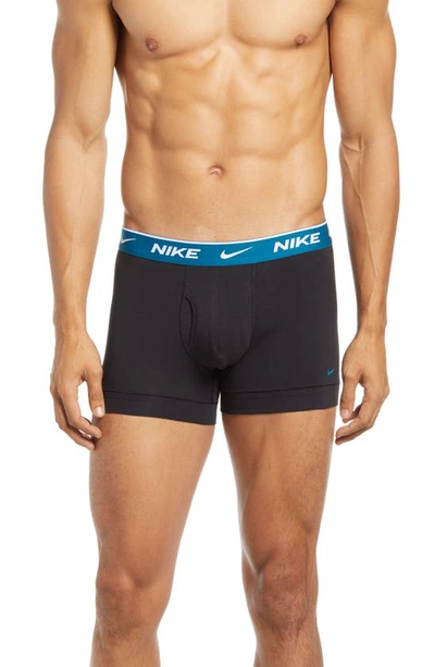 Shop Nike 3-pack Dri-fit Everyday Performance Boxer Briefs In Blk Mlt Sla