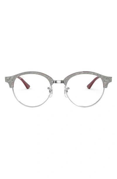 Shop Ray Ban 4246v 49mm Optical Glasses In Top Grey