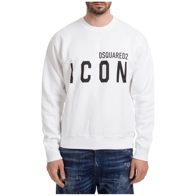 Shop Dsquared2 Men's Sweatshirt Sweat  Icon In White