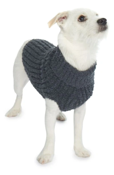 Shop Barefoot Dreamsr Cozychic™ Ribbed Dog Sweater In Slate Blue