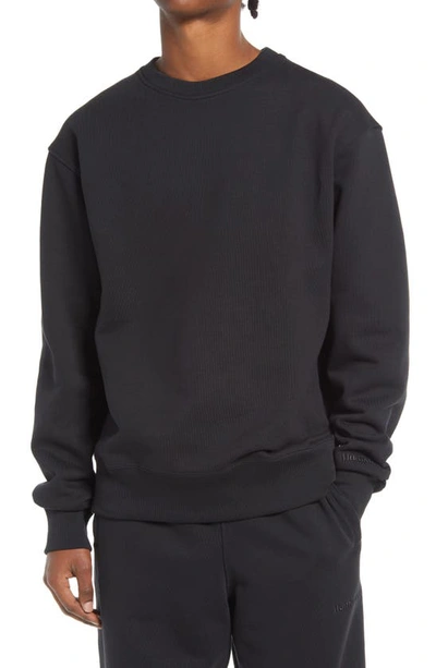Shop Adidas Originals X Pharrell Williams Unisex Crewneck Sweatshirt In Black
