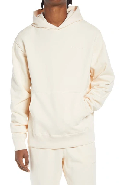 Shop Adidas Originals X Pharrell Williams Unisex Hooded Sweatshirt In Ecru Tint