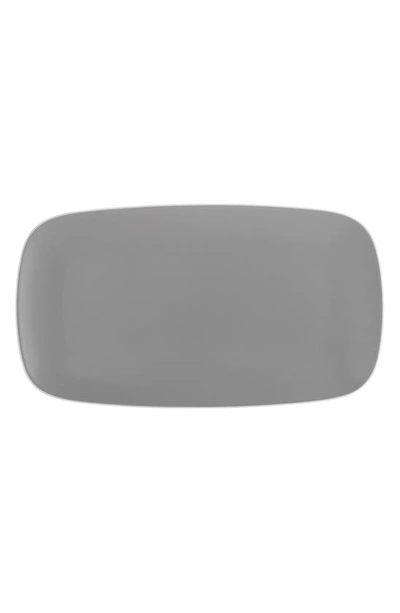 Nambe Pop Rectangular Platter In Slate
