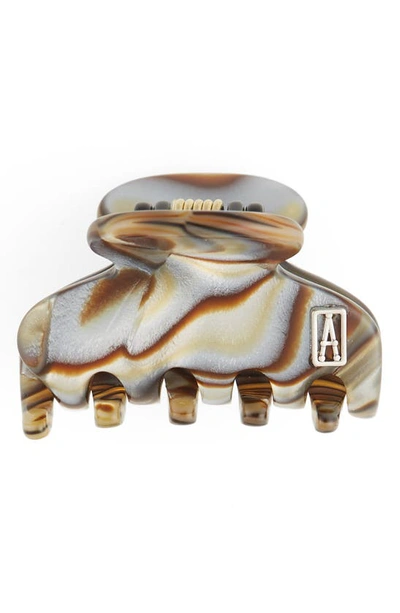 Shop Alexandre De Paris Hair Clip In Onyx