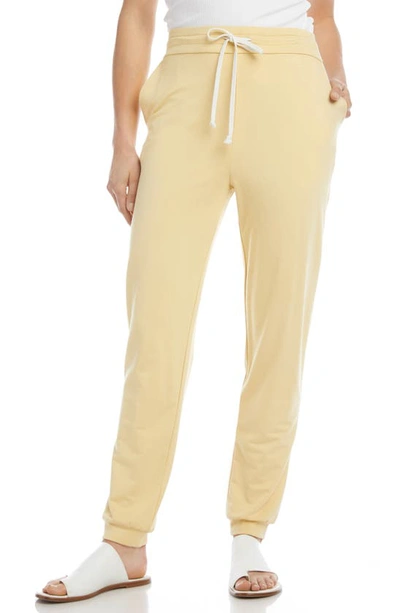 Shop Karen Kane French Terry Joggers In Butter