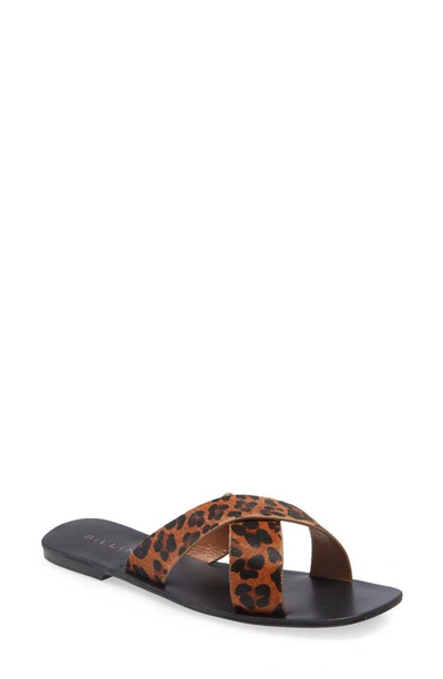 Billini leopard best sale slides