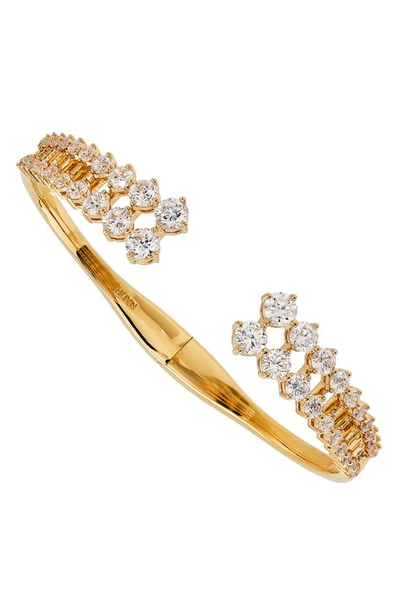 Shop Nadri Leah Hinge Bracelet In Gold