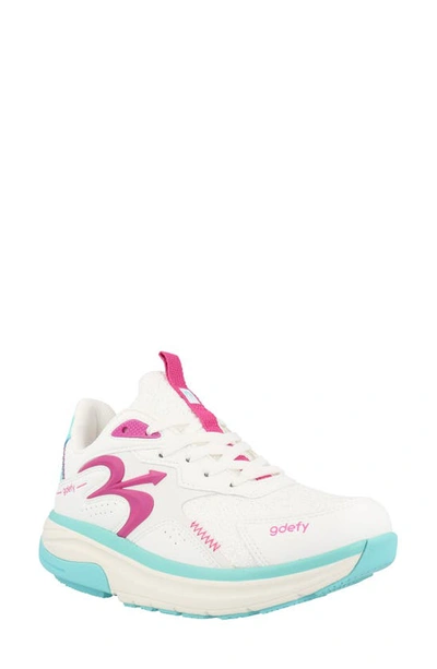 Shop Gravity Defyer Energiya Sneaker In White/pink