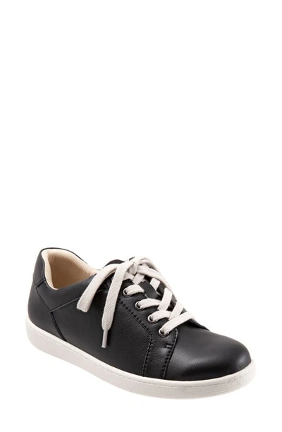 Shop Trotters Adore Sneaker In Black Leather