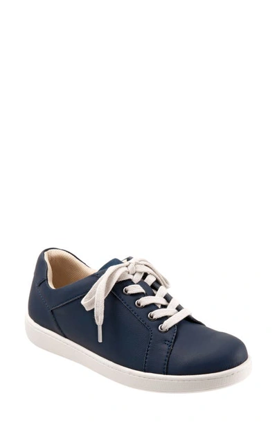 Shop Trotters Adore Sneaker In Navy Leather