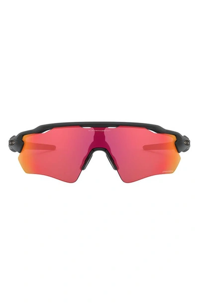 Shop Oakley Radar® Ev Path® Prizm™ 138mm Wrap Sunglasses In Matte Black