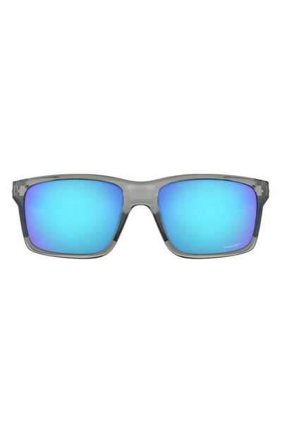 Shop Oakley Prizm™ Mainlink™ 61mm Rectangular Sunglasses In Grey